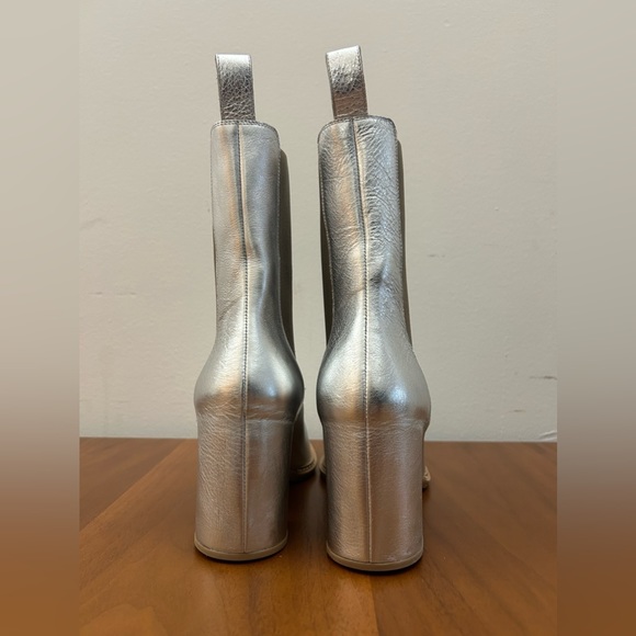 NWOT Ulla Johnson Metallic Silver Boots US 10 /EU 40 - Picture 6 of 8